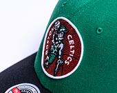 Mitchell & Ness Team 2 Tone 2.0 Stretch Snapback Hwc Boston Celtics Green / Black Cap