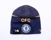 New Era Engineered Skull Beanie Chelsea FC Lion Crest Navy / Yellow