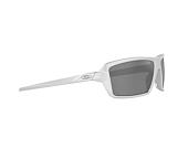 Oakley Cables X-Silver w/Prizm Black Polar 0OO9129 91291263 Sunglasses