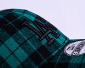 New Era 9FORTY MLB Plaid  Los Angeles Dodgers Green Cap