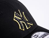 New Era 9FORTY MLB Team Outline New York Yankees Black / Honey Yellow Cap