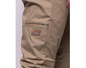 Dickies Slim Skinny Double Knee Khaki Pants