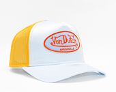 Von Dutch Trucker Cary Satin Lt.Blue/Gold Cap