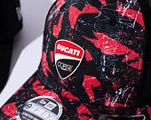 New Era 9FIFTY Stretch-Snap Ducati Corse All Over Print Ducati Black / Scarlet Cap