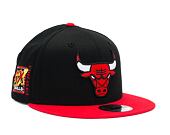 New Era 9FIFTY NBA Team Patch Chicago Bulls Black Cap