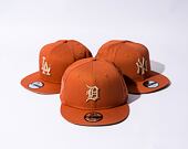 New Era 9FIFTY MLB Side Patch Detroit Tigers Redwood / Oat Milk Cap