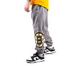 Tepláky Mitchell & Ness NHL M&N CITY COLLECTION FLEECE PANT BRUINS Grey Heather