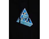 Mikina HUF Based Triple Triangle Hoodie Black