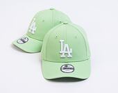 Dětská Kšiltovka New Era 9FORTY Kids MLB League Essential Los Angeles Dodgers Bright Green / White