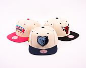 Kšiltovka Mitchell & Ness NBA Sail 2 Tone Snapback Memphis Grizzlies Off White