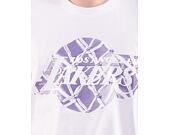 Triko New Era NBA Infill Logo Oversized Tee Los Angeles Lakers White / True Purple