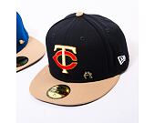 Kšiltovka New Era 59FIFTY MLB "Varsity Pin & Sidepatch" Minnesota Twins Cooperstown