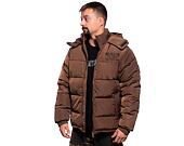 Bunda s Kapucou Karl Kani Retro Hooded Puffer Jacket brown