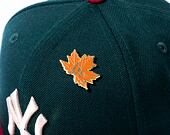 Kšiltovka New Era 59FIFTY MLB "Leaf Drop" WS Patch New York Yankees Green / White