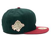 Kšiltovka New Era 59FIFTY MLB "Leaf Drop" WS Patch Atlanta Braves Green / White