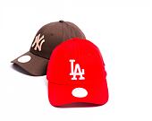 Dámská Kšiltovka New Era 9FORTY Womens MLB League Essential Los Angeles Dodgers Scarlet / Wild Rose 