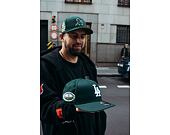 Kšiltovka New Era 9FIFTY MLB Side Patch Script Oakland Athletics Dark Green / Olive