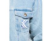 Bunda Karl Kani OG Denim Trucker Jacket light dirty blue