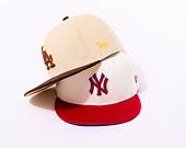 Kšiltovka New Era 59FIFTY MLB Cord Los Angeles Dodgers Stone / Caramel Brown / Pineapple