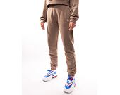 Dámské tepláky New Era Arch Wordmark Joggers Ash Brown / White