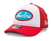 Dětská kšiltovka New Era 9FORTY Kids A-Frame Trucker Oval Red / White