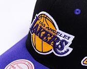 Kšiltovka Mitchell & Ness Overbite Pro Snapback Los Angeles Lakers Black