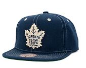 Kšiltovka Mitchell & Ness Contrast Natural Snapback Toronto Maple Leafs Blue