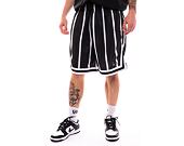 Kraťasy Karl Kani Small Signature Striped Mesh Shorts Black/White