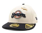 Kšiltovka New Era 59FIFTY Low Profile "Melted Cream" Pin - Milwaukee Brewers - Cream