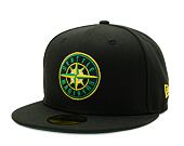 Kšiltovka New Era 59FIFTY MLB Coop Alternate Seattle Mariners - Black