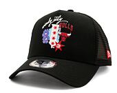 Kšiltovka New Era 9FORTY A-Frame Trucker NBA Chicago Bulls - Black