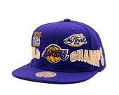 Kšiltovka Mitchell & Ness World Champs Snapback NBA Los Angeles Lakers Purple