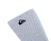 Balení dvou párů ponožek Quiksilver Basic Crew Socks White/Grey