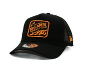 Kšiltovka New Era - 9FORTY Trucker Retro Graphic Patch - McLaren F1 - Black