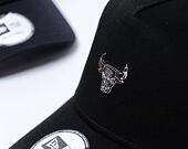 Kšiltovka New Era - 9FORTY Trucker Metallic Trucker - Chicago Bulls - Black