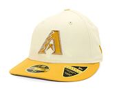 Kšiltovka New Era - 59FIFTY Low Profile "Late Fall Vibes" - Arizona Diamondbacks - Cream / Gold