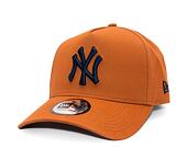 Kšiltovka New Era - 9FORTY A-Frame MLB League Essential - NY Yankees - Brown / Navy