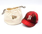 Kšiltovka New Era - 9FIFTY Retro Crown Harris Tweed - Boston Braves - Pinot Red