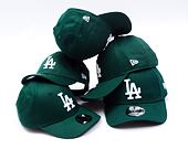 Dětská Kšiltovka New Era - 9FORTY Kids MLB Infant League Essential - LA Dodgers - Green / White