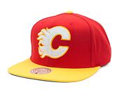 Kšiltovka Mitchell & Ness - Team 2 Tone 2.0 Snapback - Calgary Flames - Red/Gold