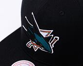 Kšiltovka Mitchell & Ness - Conference Patch Snapback - San Jose Sharks - Black