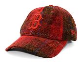 Kšiltovka New Era - 9TWENTY MLB Harris Tweed - Boston Red Sox - Red