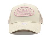 Kšiltovka Von Dutch - Trucker Kiruna - Caps - Cot Twill - Cream/ Pink