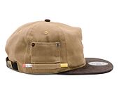 Kšiltovka New Era - Image Drop - Work Cap GOLFER - Tan Brown / Walnut