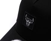 Kšiltovka New Era - NBA Metallic Patch 9FORTY A-Frame - Chicago Bulls - Black / Silver