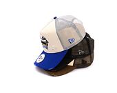 Kšiltovka New Era - Motosport 9FORTY Trucker - Cream / Light Royal