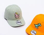 Dětská Kšiltovka New Era - Dinosaur 9FORTY - Mint Green / Pink