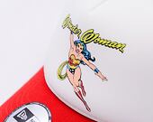 Dětská Kšiltovka New Era - Warner Bros Wonder Woman 9FORTY Trucker - Scarlet