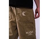 Kraťasy Karl Kani - Og Washed Carpenter Shorts - dark sand