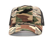 New Era Patchwork Camo Trucker 9FORTY Woodland Camo Snapback Cap